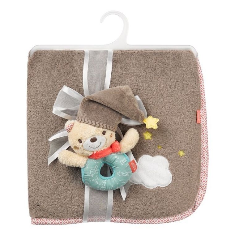 BabyFehn, Bruno, kocyk z maskotką, Miś Bruno