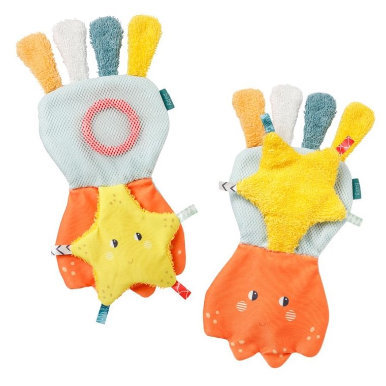 BabyFehn, Chlap i się baw, książeczka do kąpieli, ośmiornica, zabawka do kąpieli