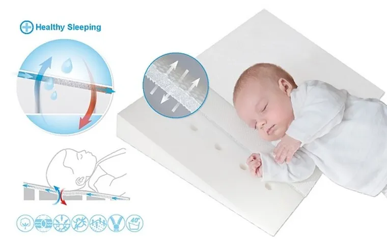 BabyMatex, Aeroklin, poduszka dla niemowląt, biała, 40-36 cm