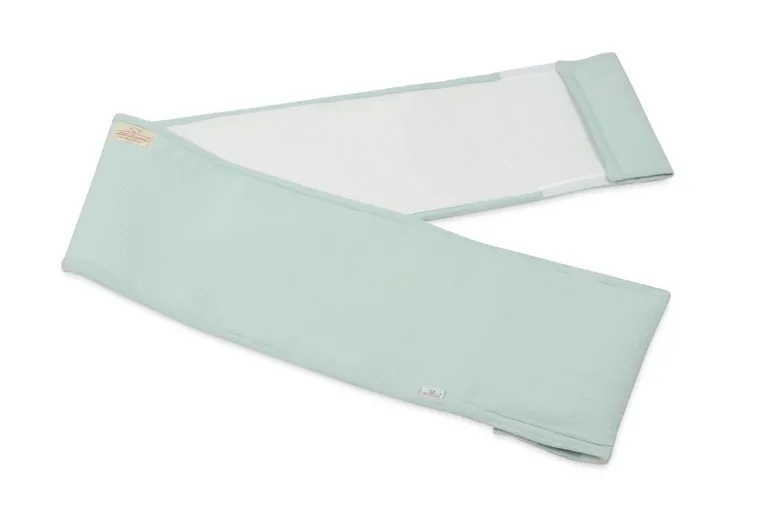 BabyMatex, Bump Air Muslin, ochraniacz do łóżeczka, miętowy, 180-30cm
