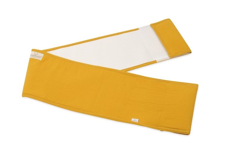 BabyMatex, Bump Air Muslin, ochraniacz do łóżeczka, miodowy, 180-30cm