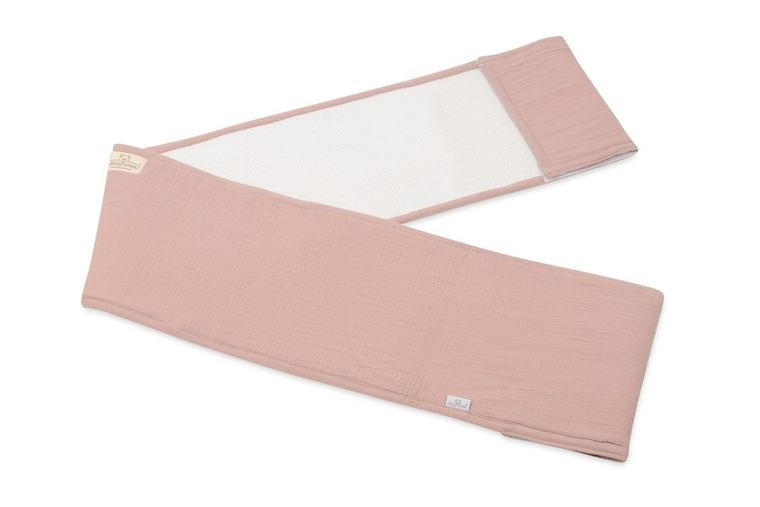 BabyMatex, Bump Air Muslin, ochraniacz do łóżeczka, różowy, 180-30cm