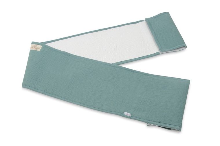 BabyMatex, Bump Air Muslin, ochraniacz do łóżeczka, zielony, 180-30cm