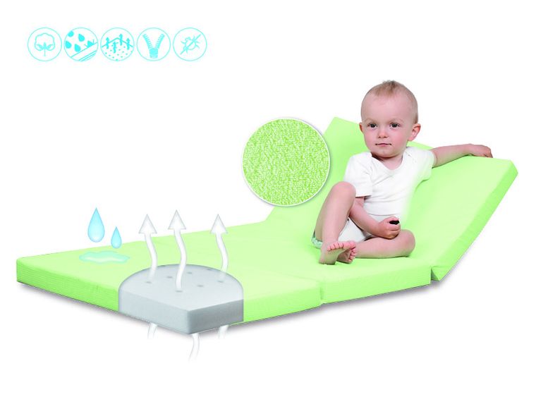 BabyMatex, materacyk turystyczny, ressi, niebieski, 120-60 cm