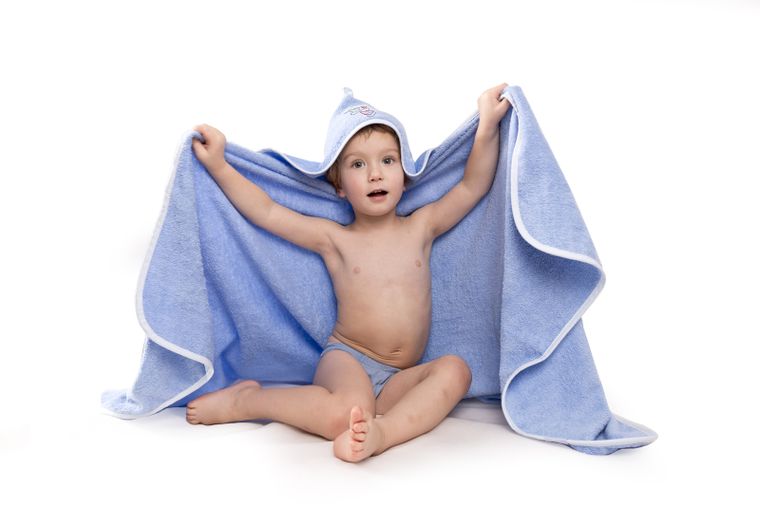 BabyMatex, Maxi Junior, niemowlęce okrycie kąpielowe, ecru, 140-70 cm