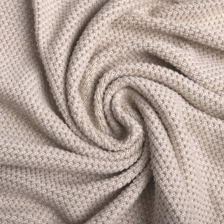 Babymatex, Mini Rattle, kocyk bawełniany, beżowy, 80-100 cm