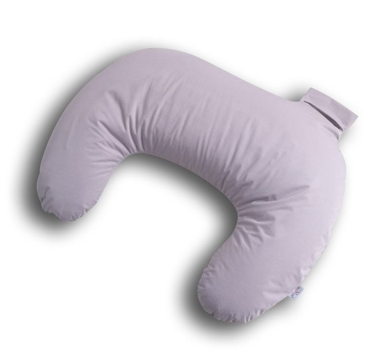 BabyMatex, MiniRelax, Bamboo, poduszka do karmienia pozycjonująca, muślin, lawendowa, 150 cm