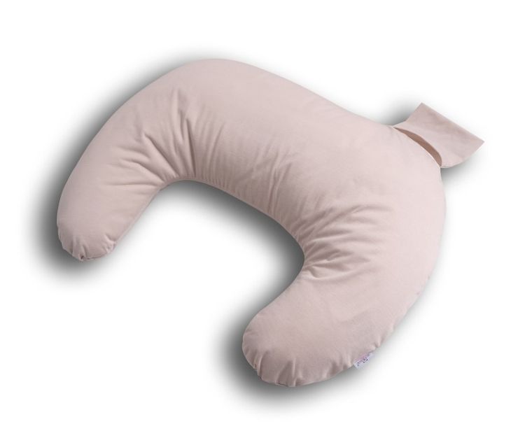 BabyMatex, MiniRelax, Bamboo, poduszka do karmienia pozycjonująca, muślin, róż, 150 cm