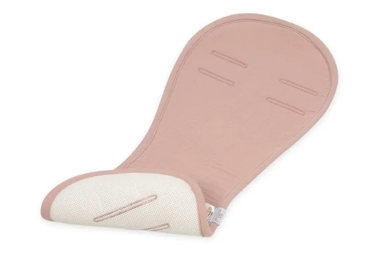 BabyMatex, Paddi, Muslin, nakładka do wózka, fotelika redukująca nacisk, różowa