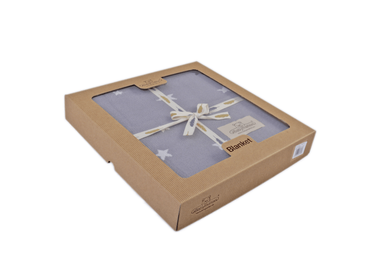 BabyMatex, Pattern, koc bambusowy, grafit, 80-100 cm