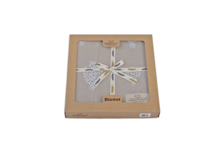 BabyMatex, Pattern, koc bambusowy, róż, 80-100 cm