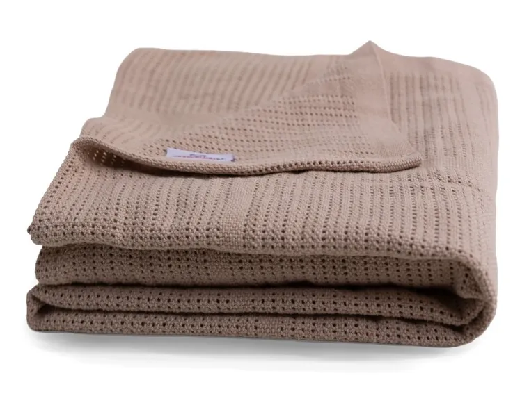 Babymatex, Sisi, kocyk bawełniany, beżowy, 75-100 cm