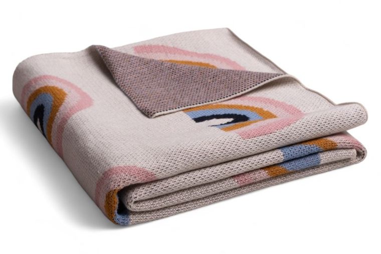 Babymatex, Tęcza, kocyk bawełniany, 80-100 cm