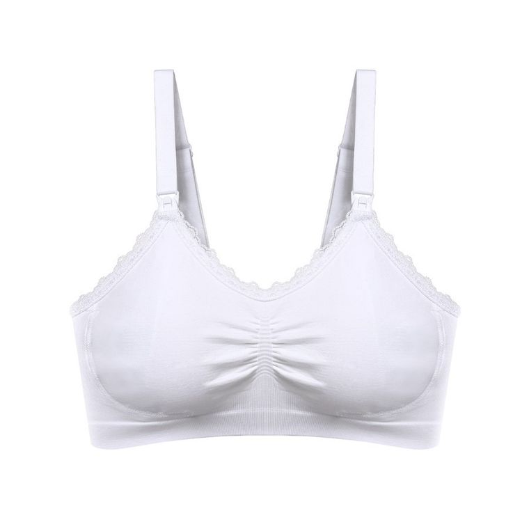 BabyOno, biustonosz do karmienia, biały, rozmiar B70-75