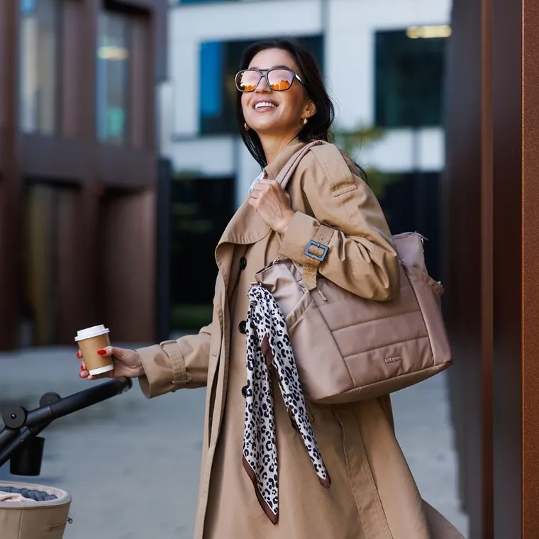 BabyOno, Cami, torba dla mamy i do wózka, beżowa