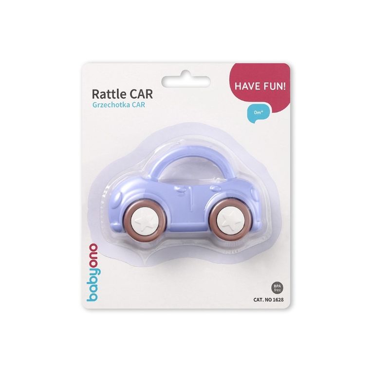 BabyOno, grzechotka, samochód