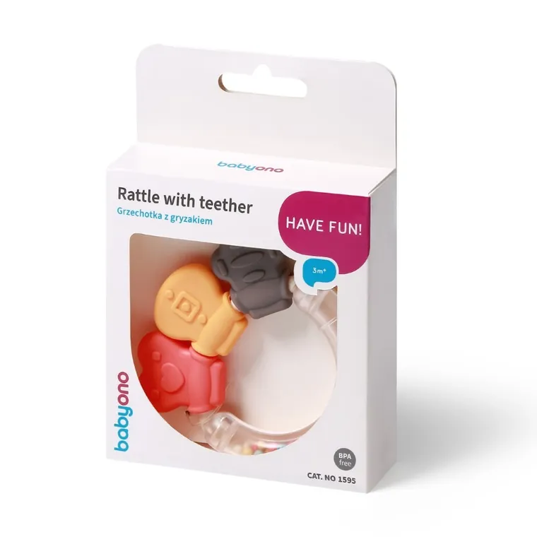 BabyOno, grzechotka z gryzakiem