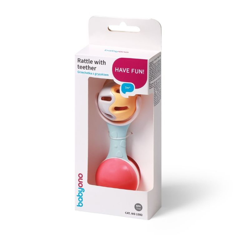 BabyOno, grzechotka z gryzakiem