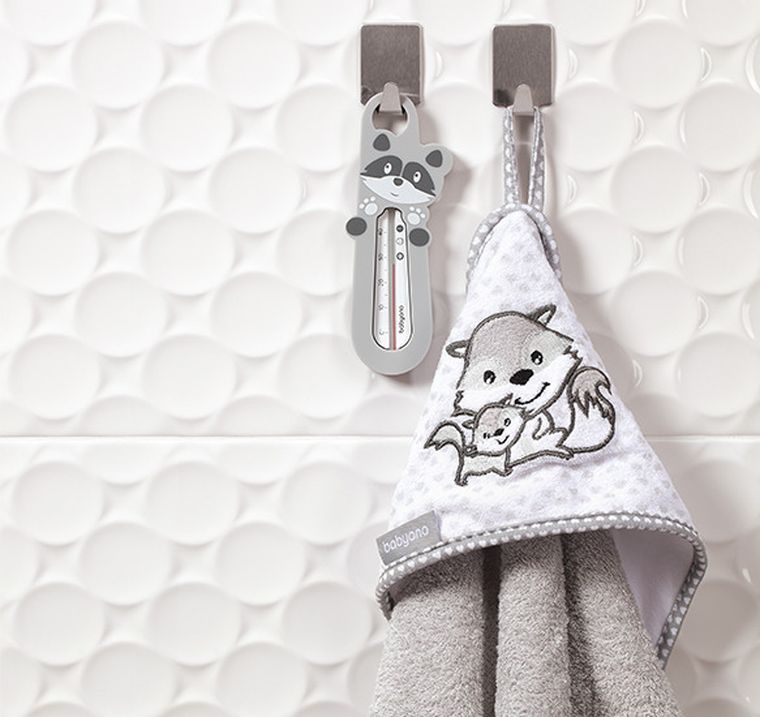 BabyOno, termometr do wody, szary