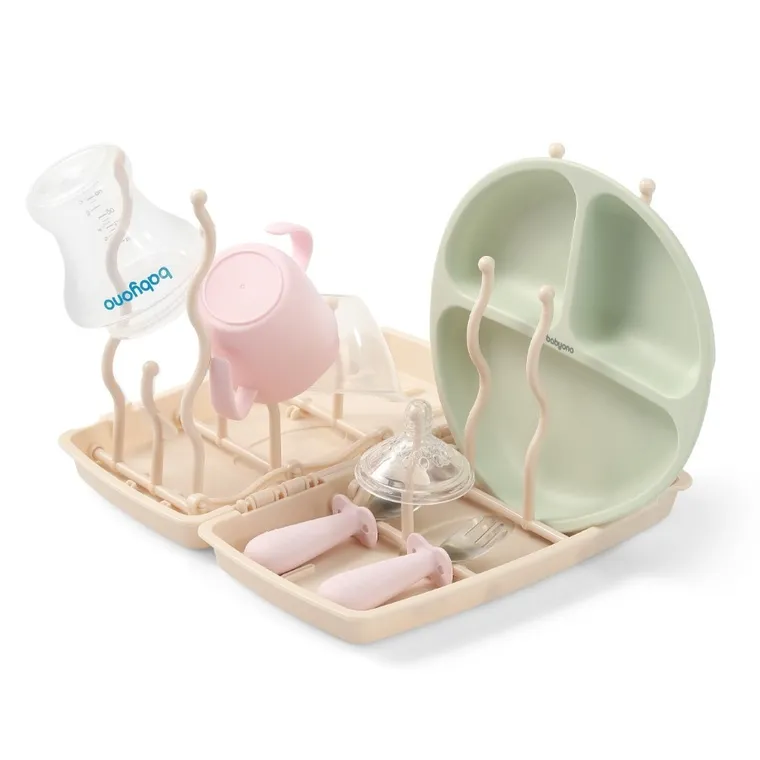 BabyOno, uniwersalna suszarka do butelek i smoczków, beżowa