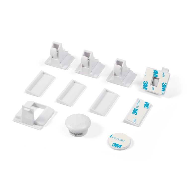 BabyOno, zabezpieczenia do mebli, magnetyczna blokada, 4 szt.