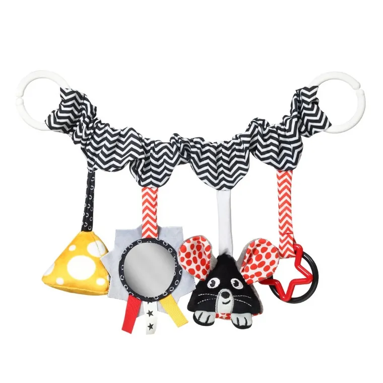 BabyOno, zawieszka do wózka i fotelika, Cheese&Skip