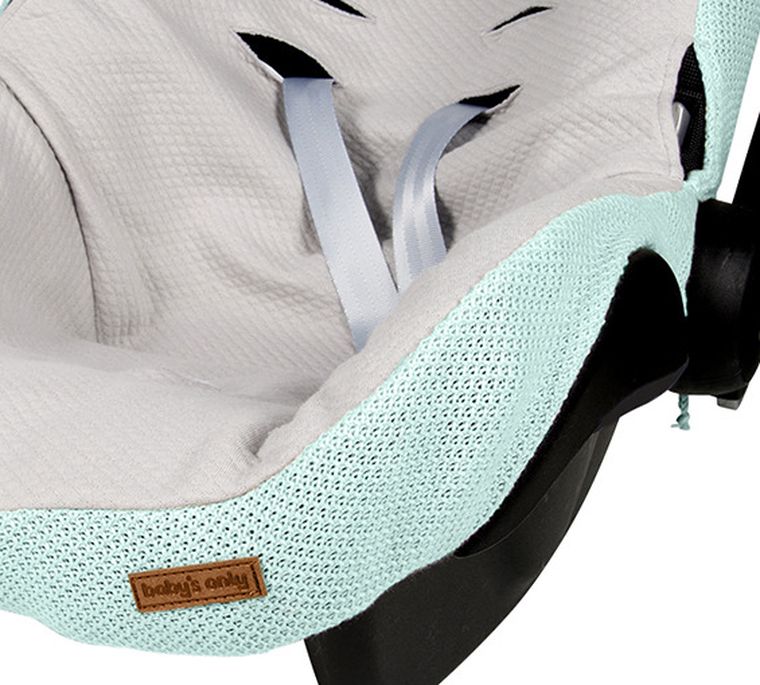 Baby's Only, Classic, ochraniacz na fotelik samochodowy, miętowy, 0+
