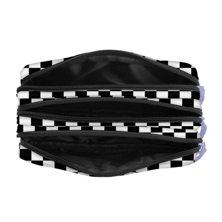 BackUp, piórnik saszetka, 3-komorowy, Szachownica F