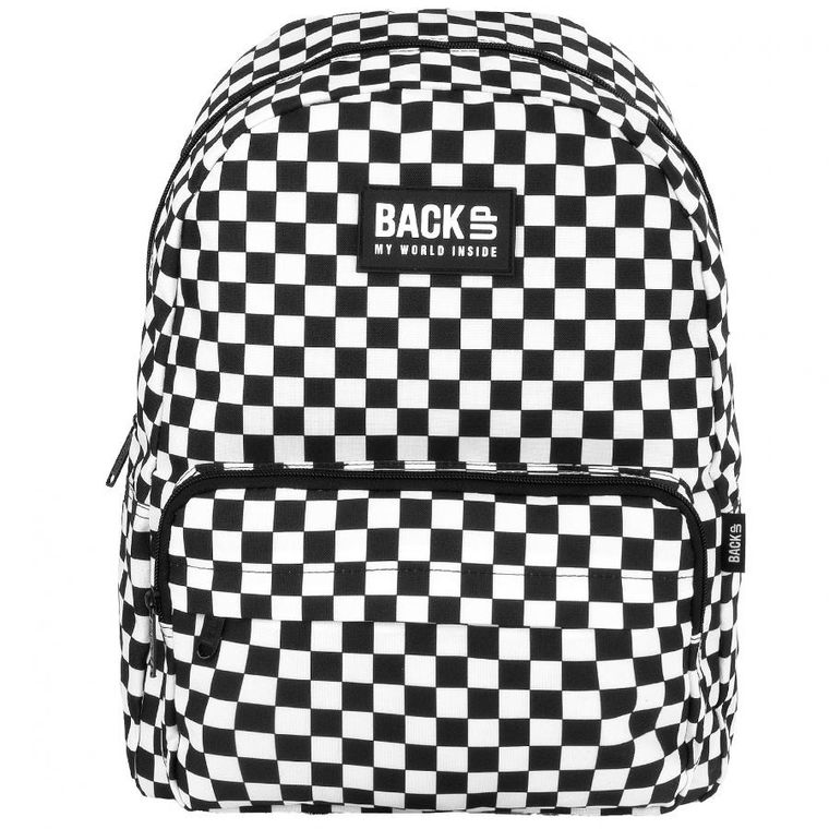 BackUp, plecak szkolny, 1-komorowy, Szachownica