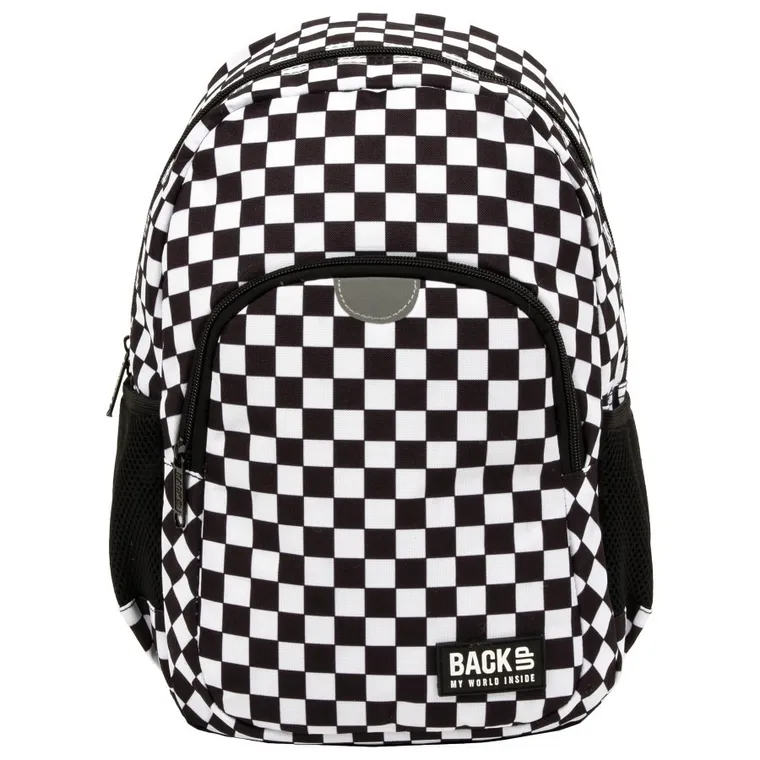 BackUp, plecak szkolny, 2-komorowy, Szachownica