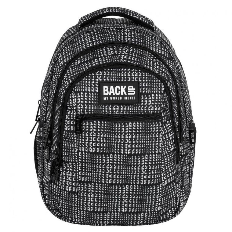 BackUp, plecak szkolny, 3-komorowy, Letters