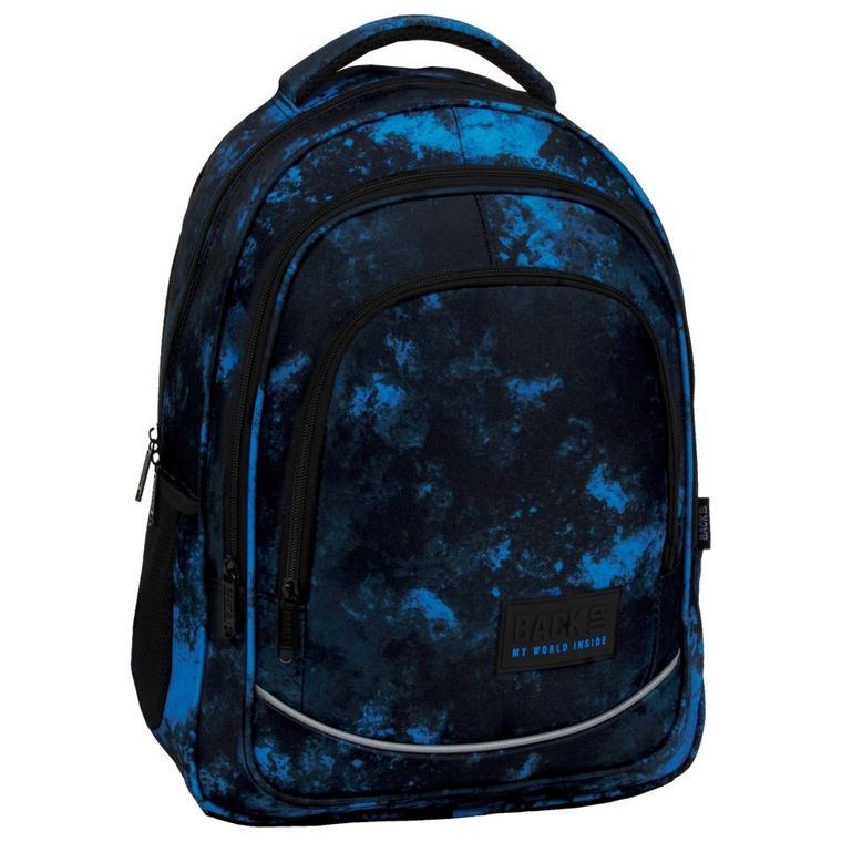 BackUp, plecak szkolny, 3-komorowy, Ocean Deep