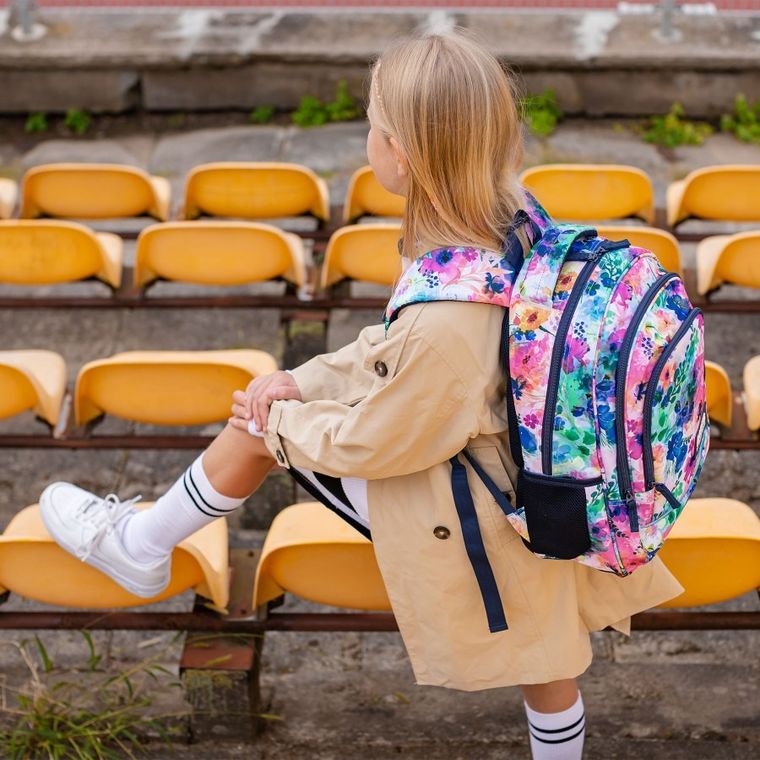 BackUp, plecak szkolny, 3-komorowy, Wiosenny