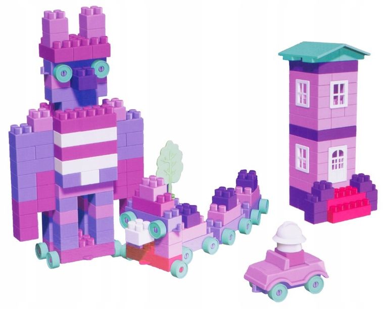 Bączek, klocki, 102 elementów