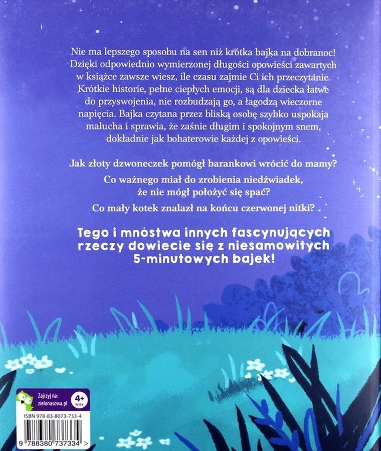 Bajki na dobranoc. 5-minutowe bajki o zwierzętach