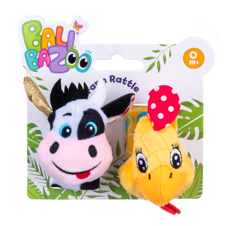 Balibazoo, farma, zestaw grzechotek na ręce