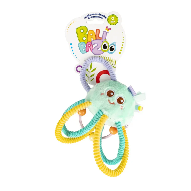 Balibazoo, Ośmiornica Amelka z dzwoneczkiem, zabawka sensoryczna