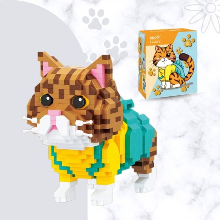 Balody, Kot elegant, klocki konstrukcyjne, 846 elementów