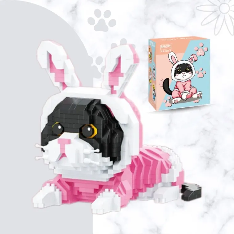 Balody, Kot w ubranku, klocki konstrukcyjne, 967 elementów