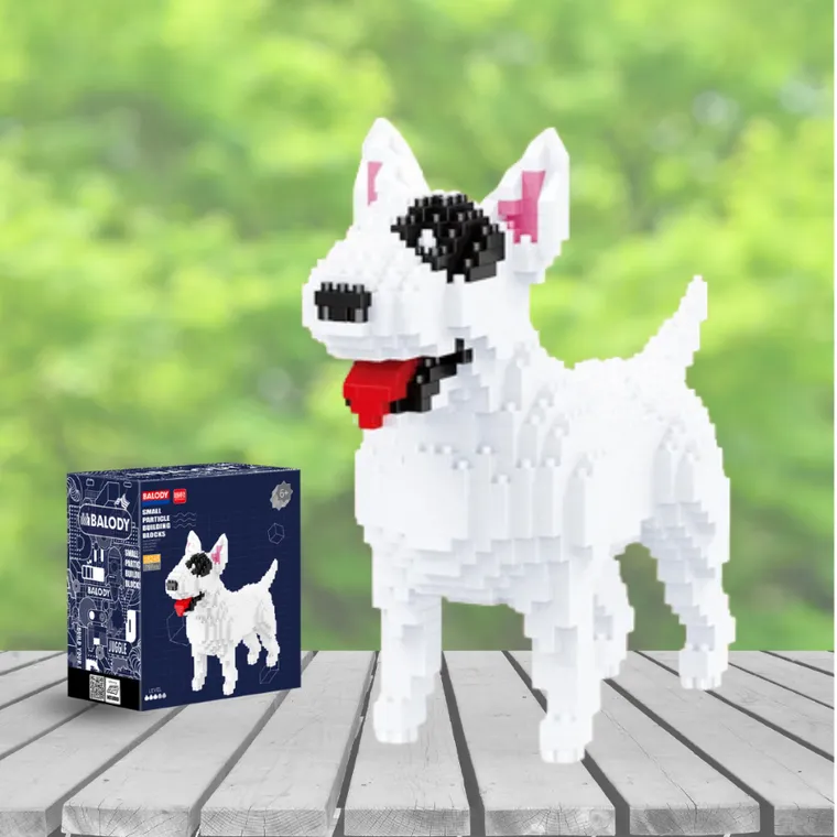 Balody, Pies Bulterier, klocki konstrukcyjne, 797 elementów