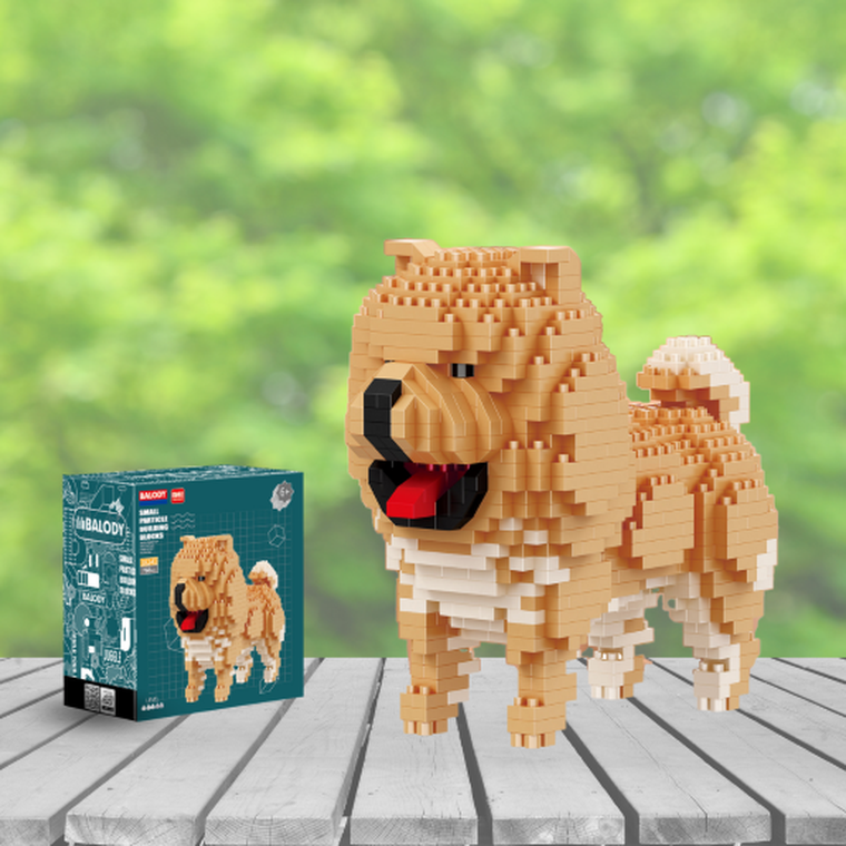 Balody, Pies Chow Chow, klocki konstrukcyjne, 768 elementów