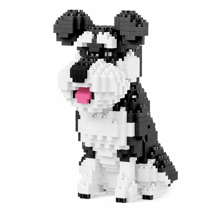 Balody, Pies Sznaucer duży, klocki konstrukcyjne, 2100 elementów