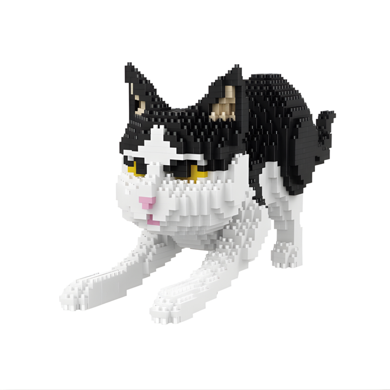 Balody, Przeciągający się kot, klocki konstrukcyjne, 1390 elementów