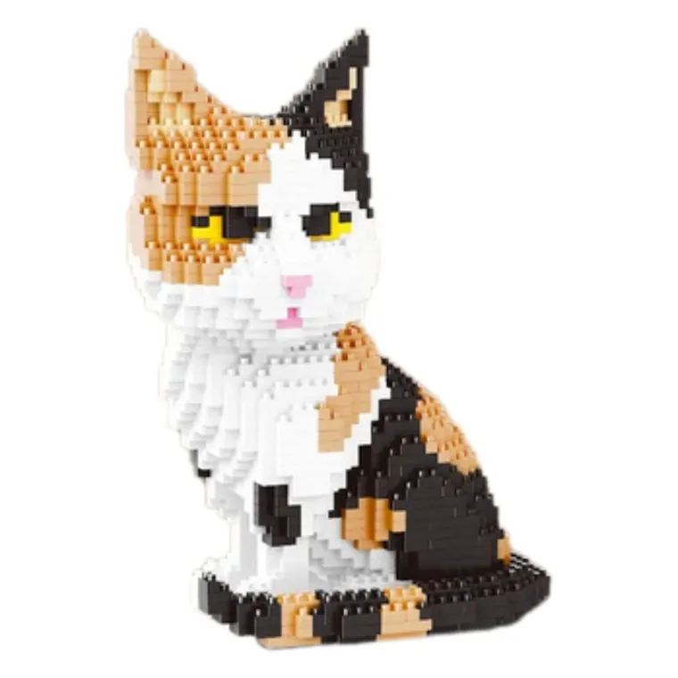 Balody, Siedzący kot, klocki konstrukcyjne, 1300 elementów