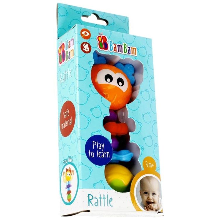 Bam Bam, grzechotka, robaczek