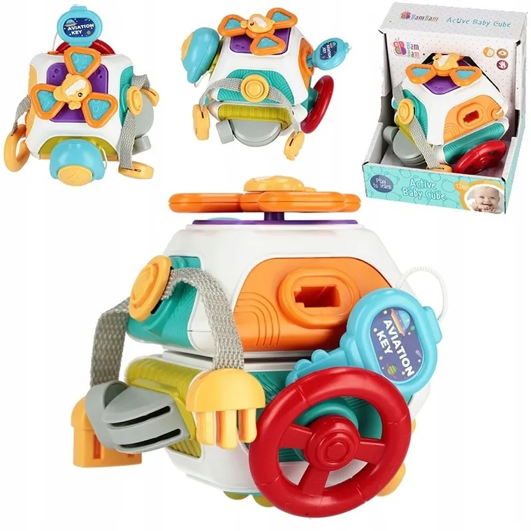 Bam Bam, kostka edukacyjna, sensoryczna