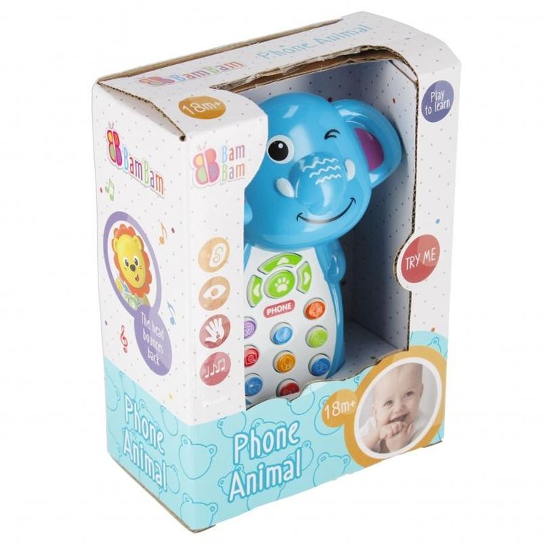 Bam Bam, Muzyczny telefonik, Słonik, zabawka interaktywna