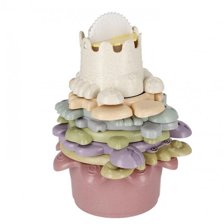 Bam Bam, wieża, kubeczki do układania, 2w1