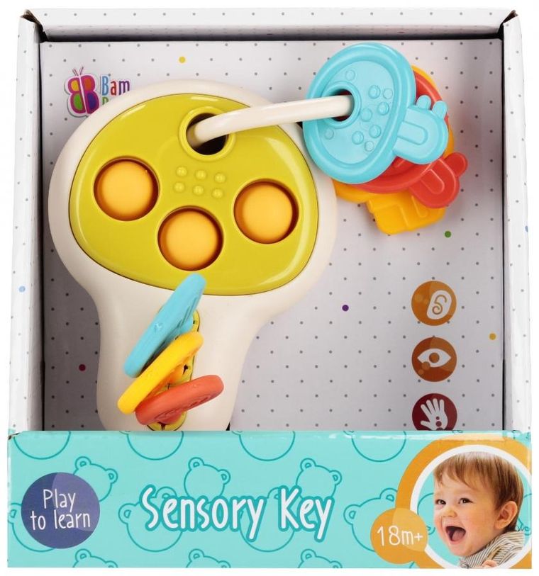 Bam Bam, zabawka sensoryczna, kluczyki