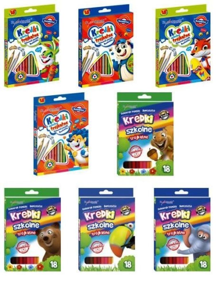 Bambino, kredki, 18 kolorów